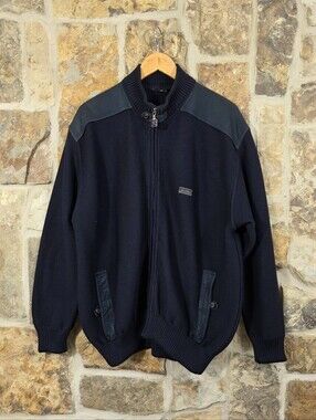 Paul & Shark Yachting Wool Knit Pullover Jacket Sweater Vintage